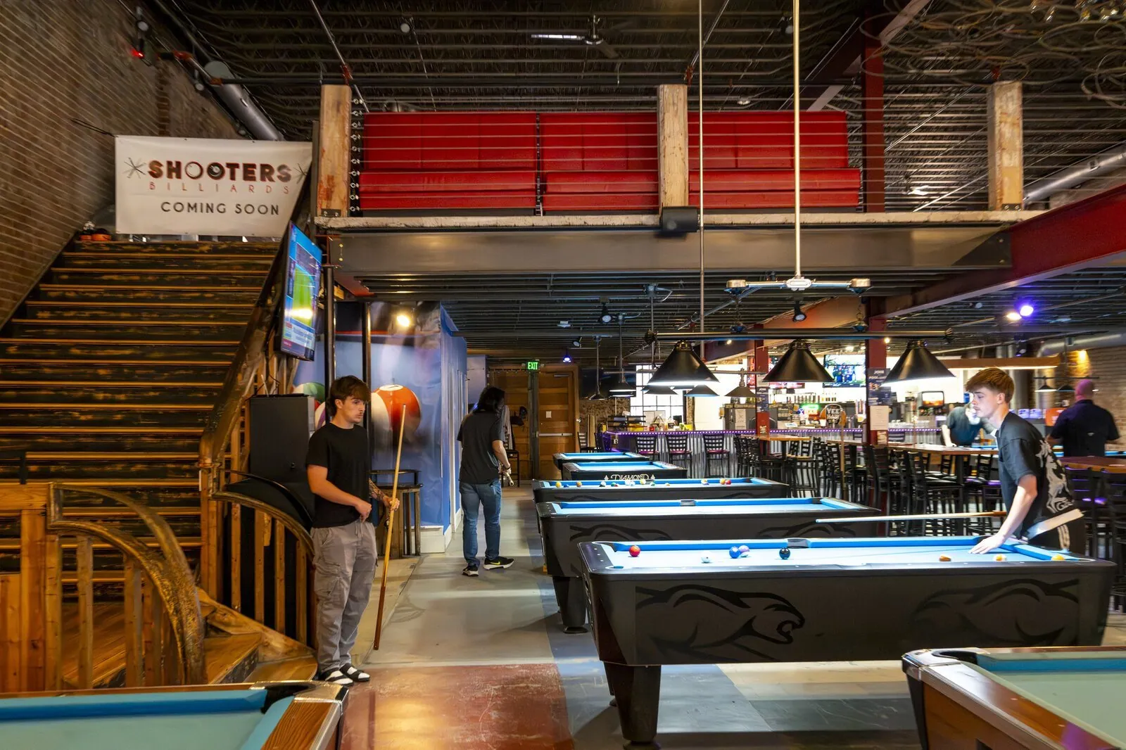 Shooter's Billiards mezzanine expansion coming soon