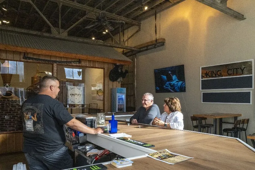 King City Distillery tasting bar