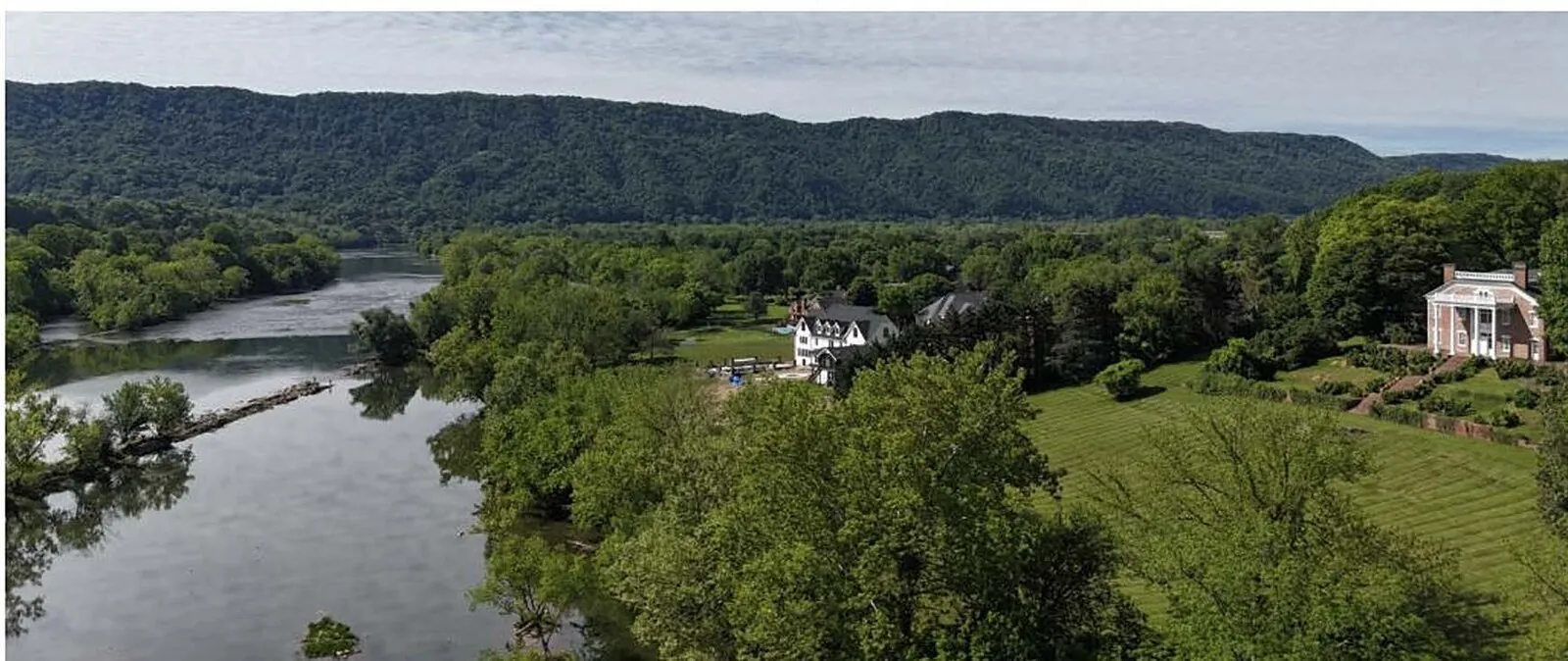 Holston River and Long Island heritage view — two miles from the confluence of the North and South Forks