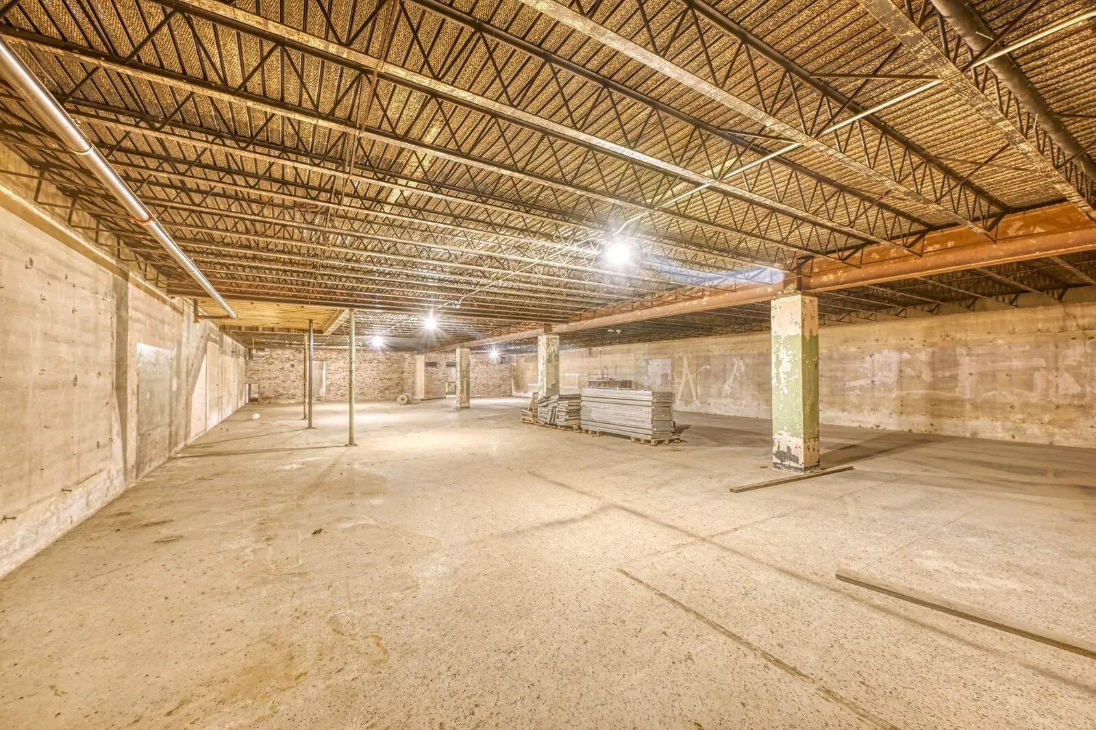 Cellar empty space ready for build-out