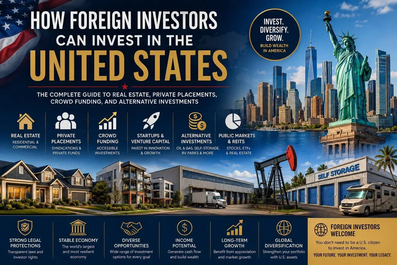 How Foreigners Can Invest in the US: The Complete A–Z Guide