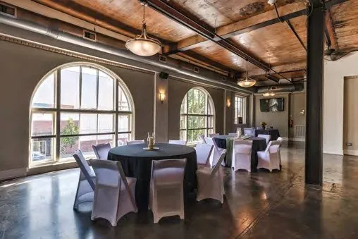 Event center seating inside 255 Broad Street
