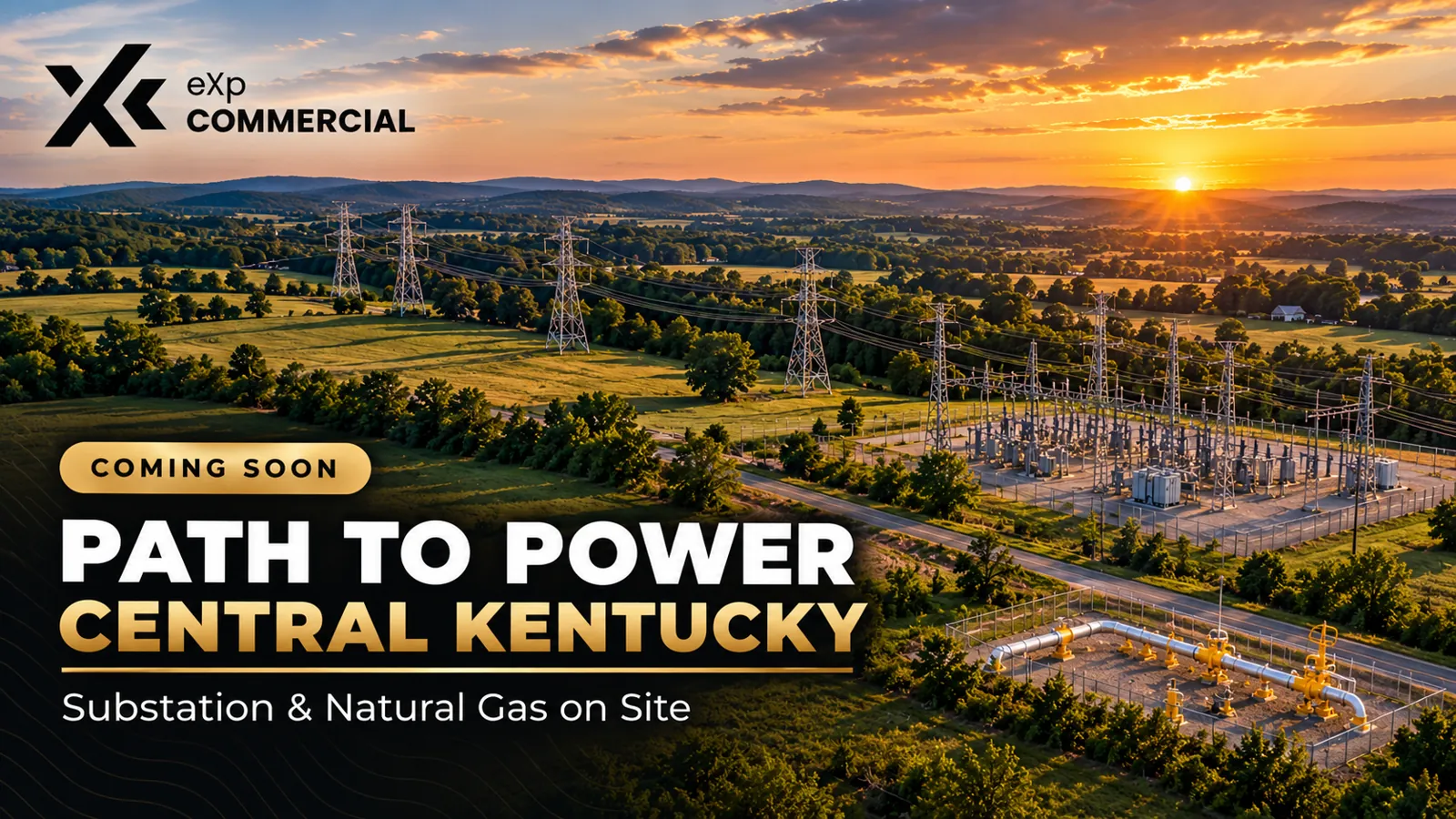 Coming soon: Path to Power, Central Kentucky data center site with substation and natural gas on site